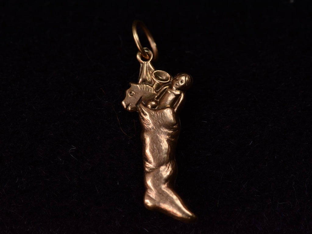 Early 1900s Christmas Stocking Charm