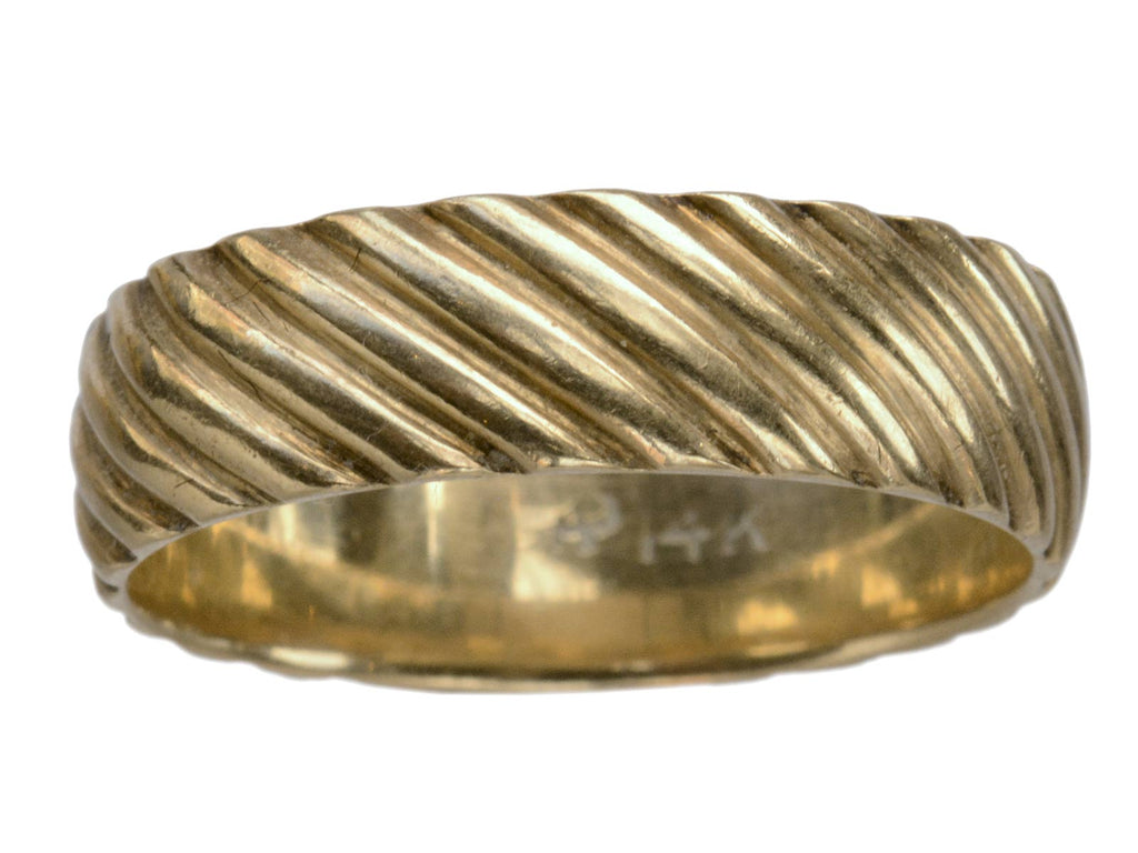 1940s Reeded 6.5mm Band