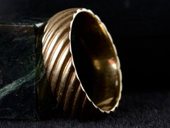 1940s Reeded 6.5mm Band (side view)