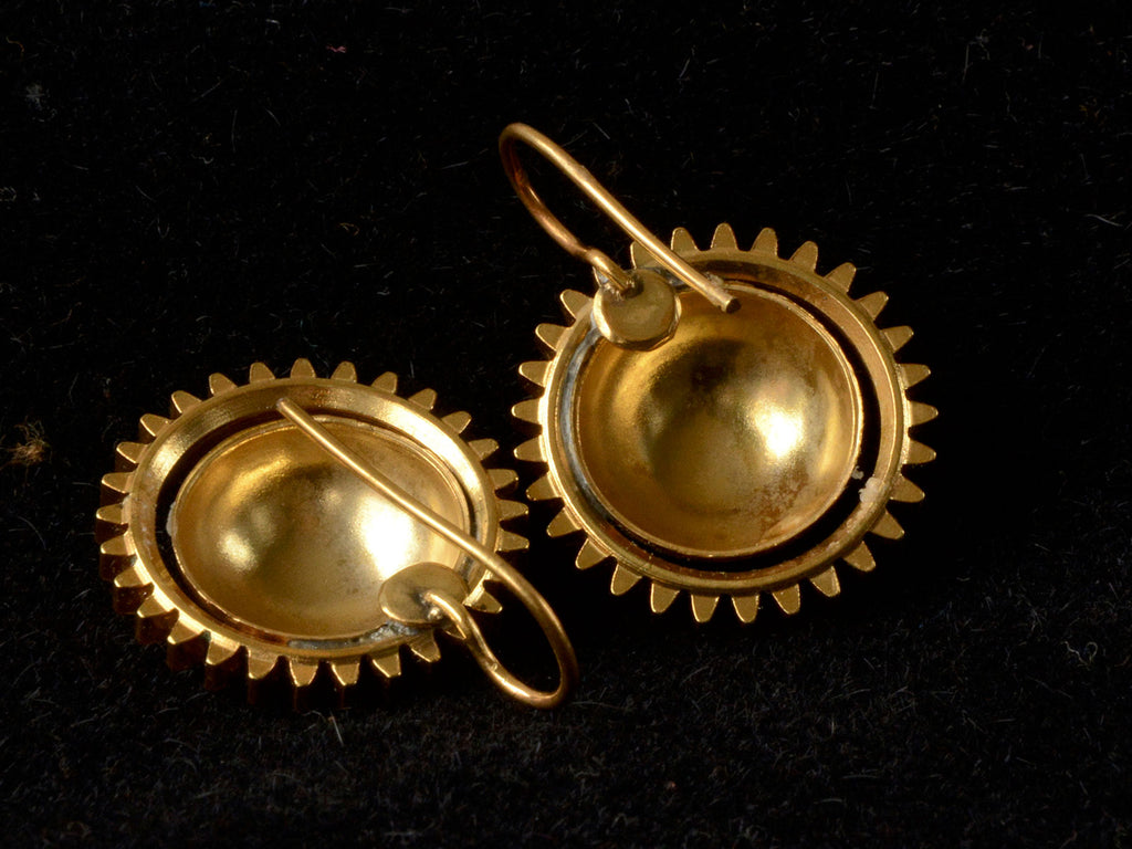 1890s Victorian Suburst Earrings