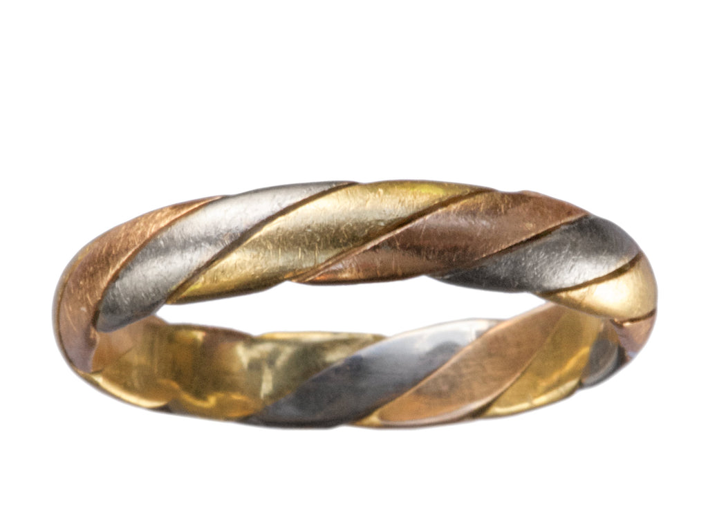 Vintage French Wedding Band (on white background)