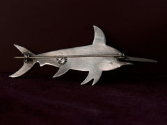 1970s Swordfish Brooch