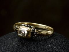 thumbnail of 1880s Neo-Renaissance Diamond Ring (right side view)