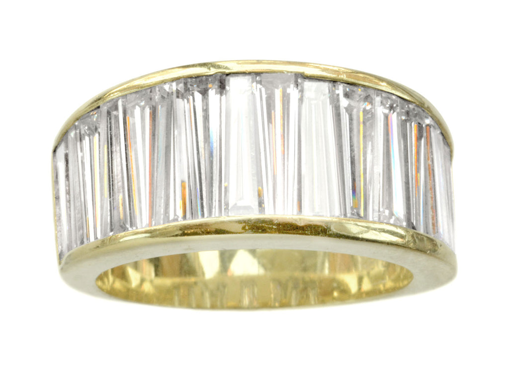 1980s Tapered Baguette Band (on white background)