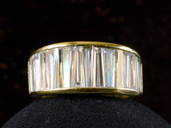 1980s Tapered Baguette Band, 18K Yellow