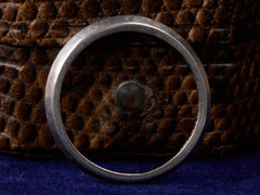 thumbnail of 1940-50s Platinum Knife Band (profile view)