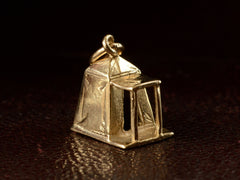 1960s Gold Tent Charm