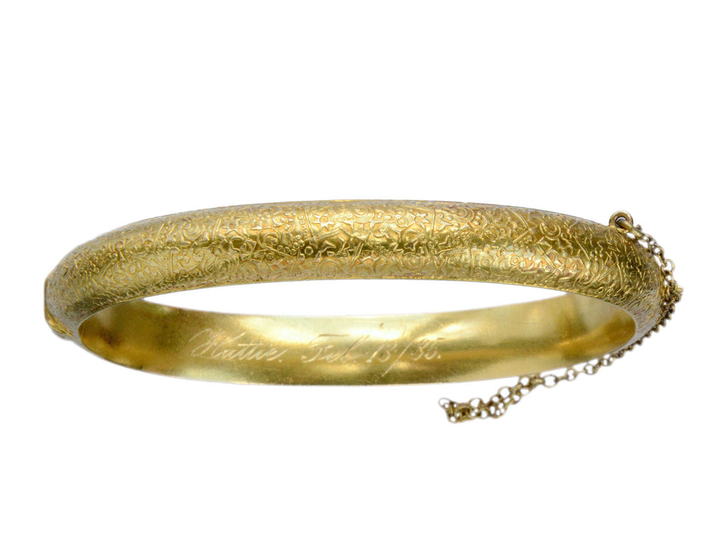 1885 Victorian Patterned Bracelet (on white background)