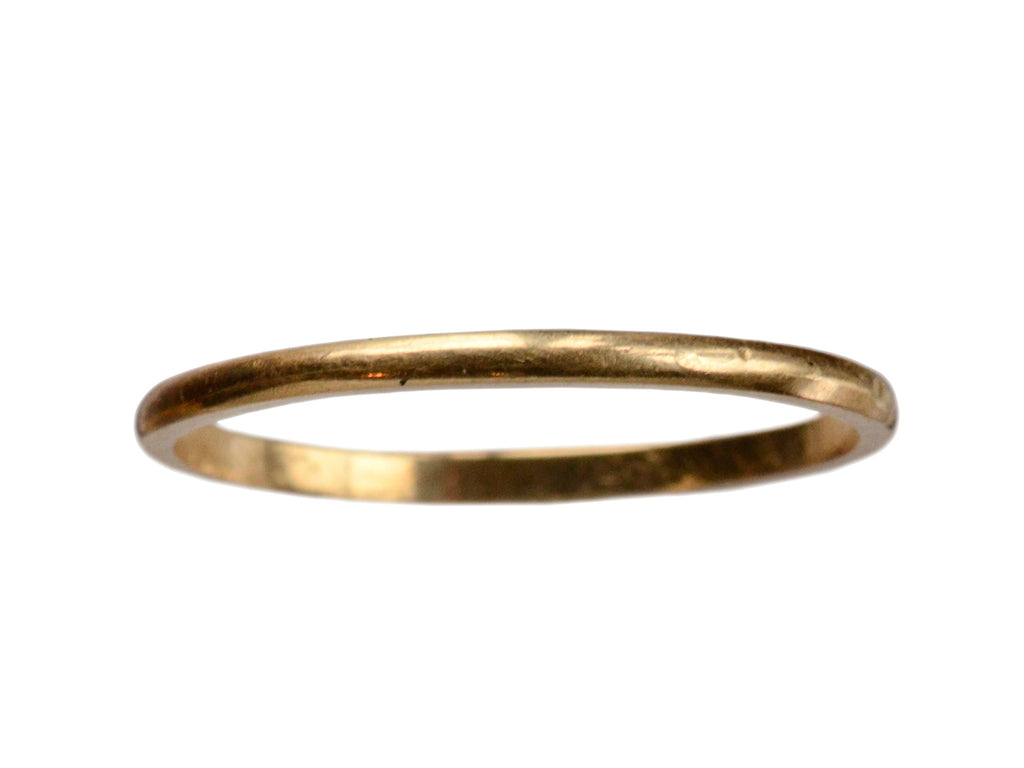 1920-40s Thin 14K Band (on white background)