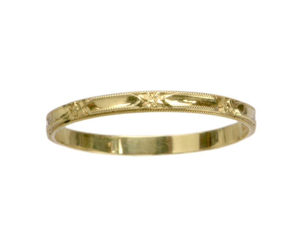 1940s Thin Decorated Band (on white background)