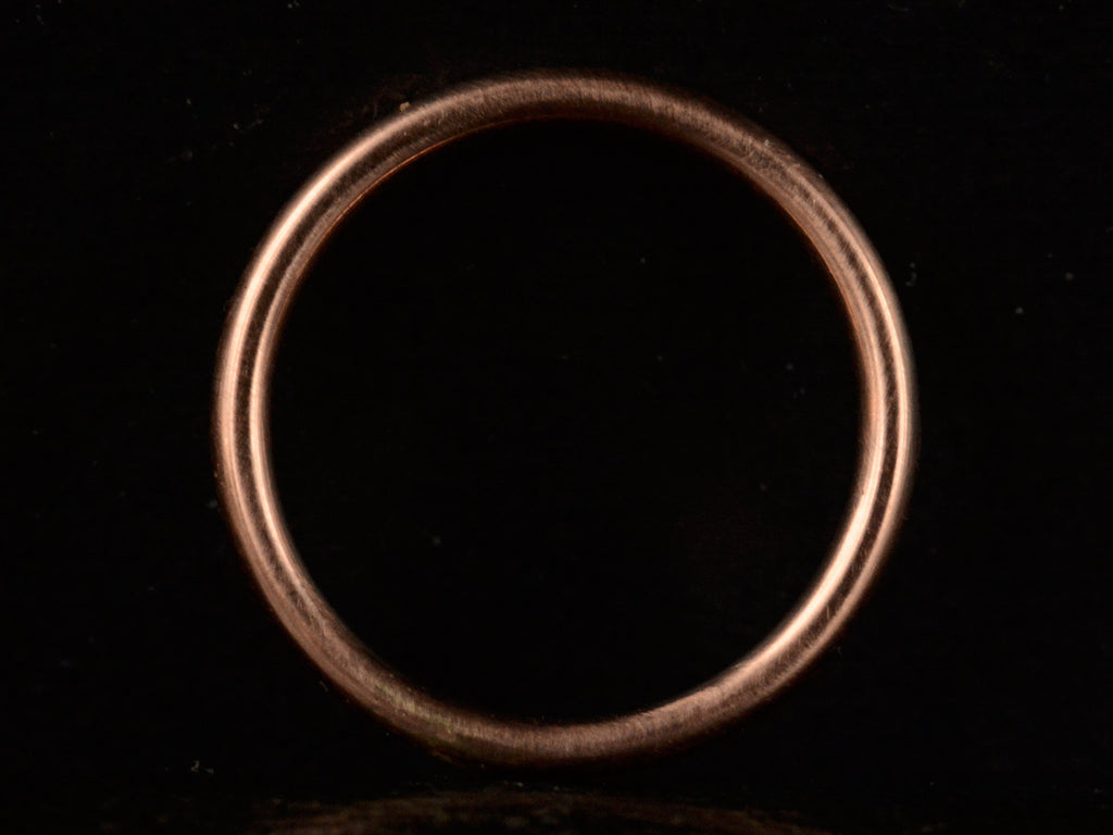 Vintage Rose Gold Band (profile view)