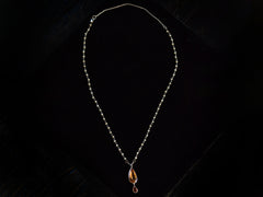 Vintage Topaz and Pearl Necklace
