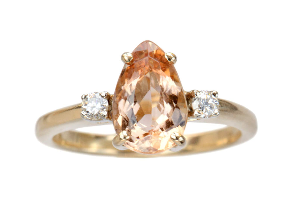 1960s Imperial Topaz Ring (on white background)