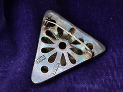 c1920 Triangular Chinese Brooch