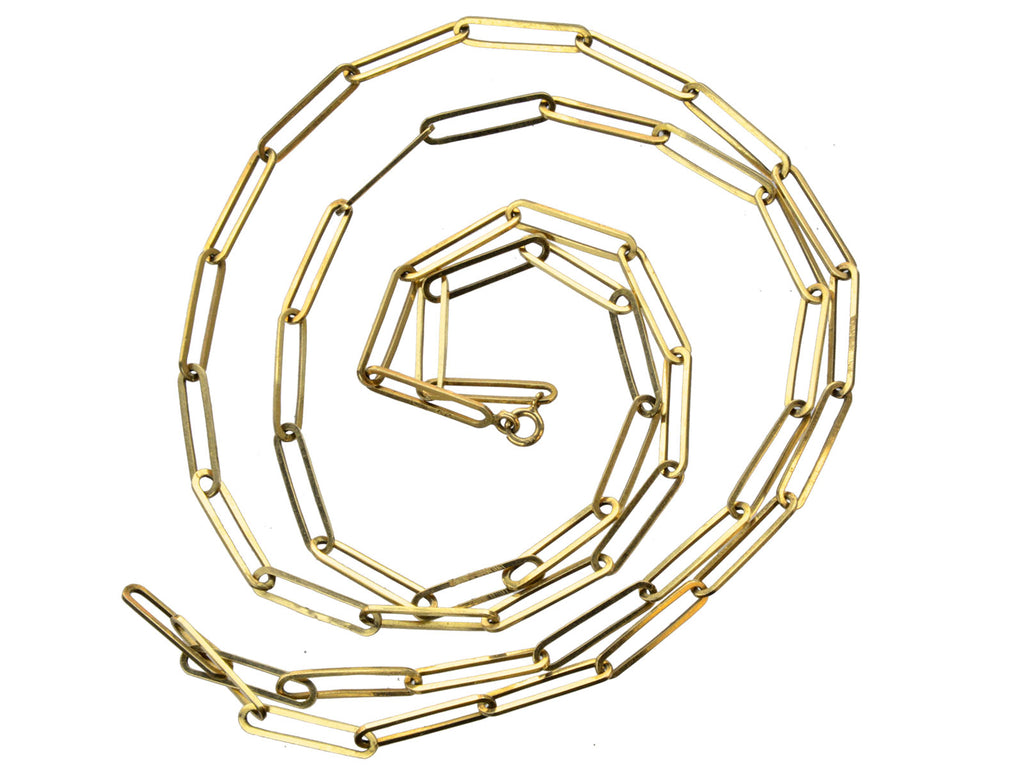 1940-50s Trombone Link Chain (on white background)