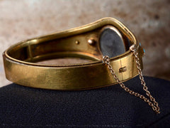 thumbnail of 1880s Turquoise & Diamond Bracelet (right backside)