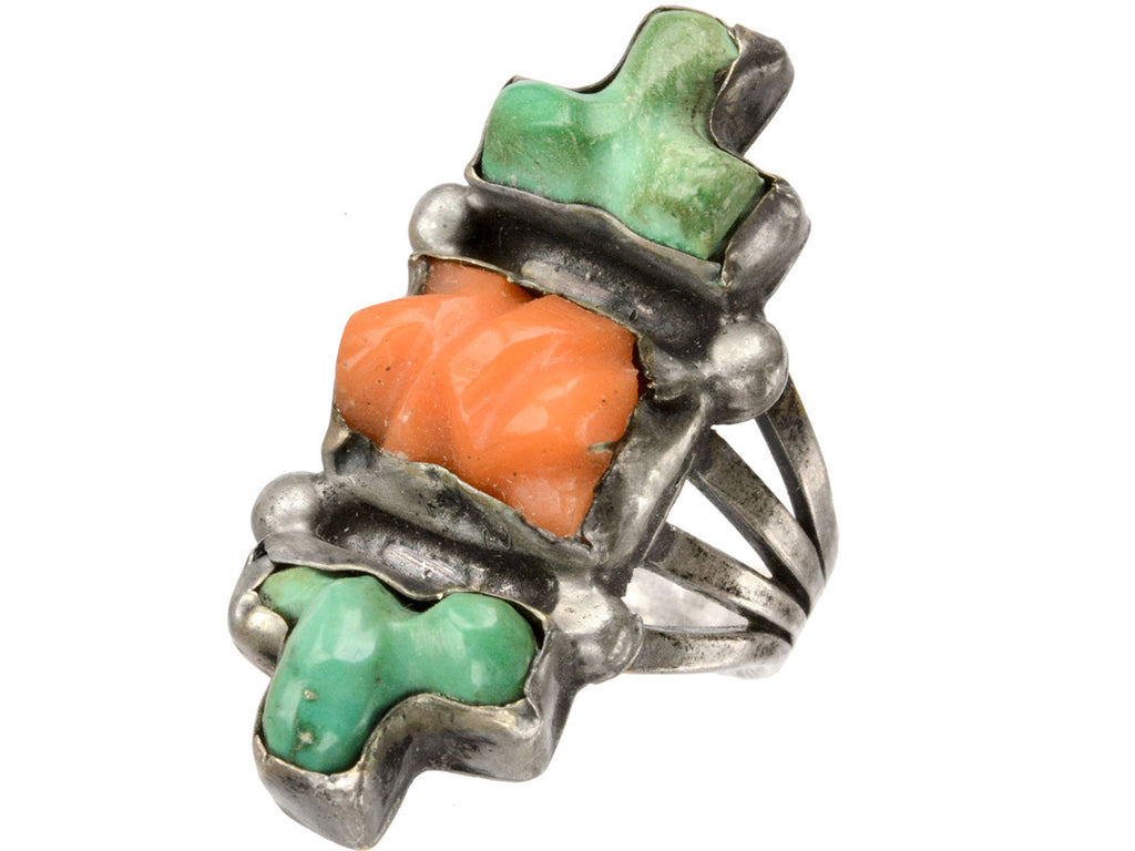 Early 1900s Zuni Ring (on white background)
