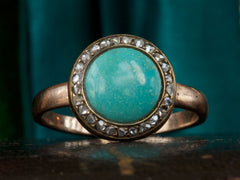 1880s Turquoise & Diamond Ring