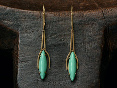 1970s Turquoise Drop Earrings