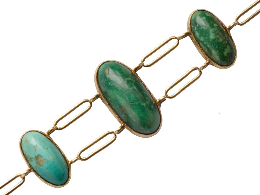 1900s Arts & Crafts Bracelet (on white background)