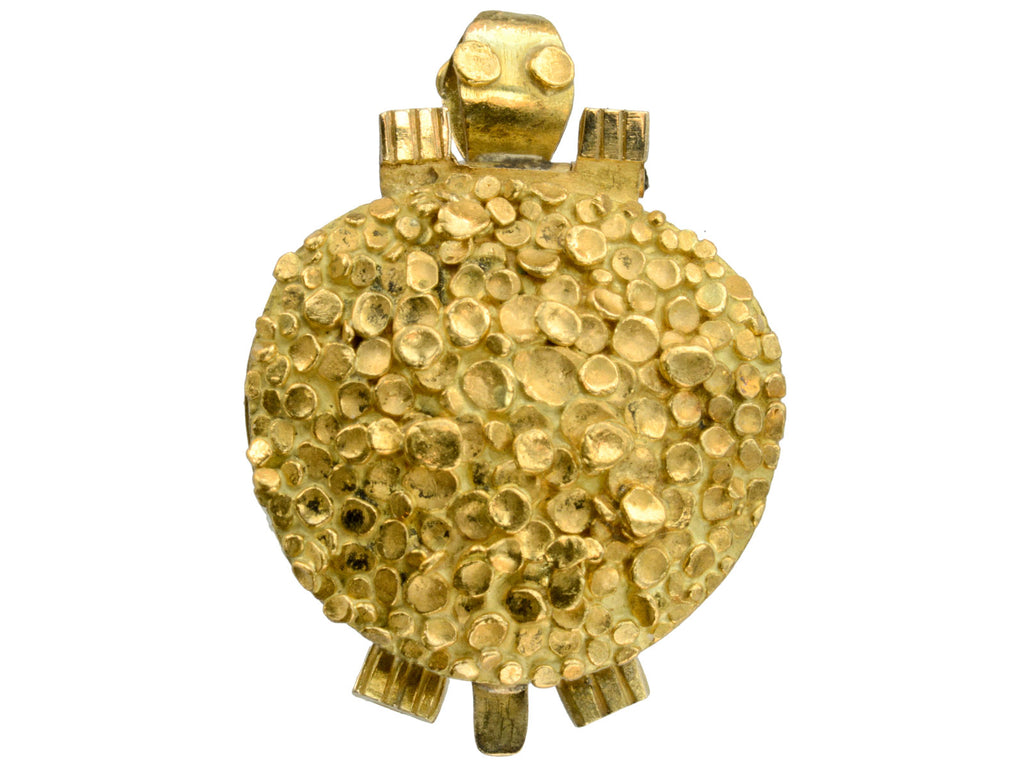 1960s 18K Turtle Locket (on white background)