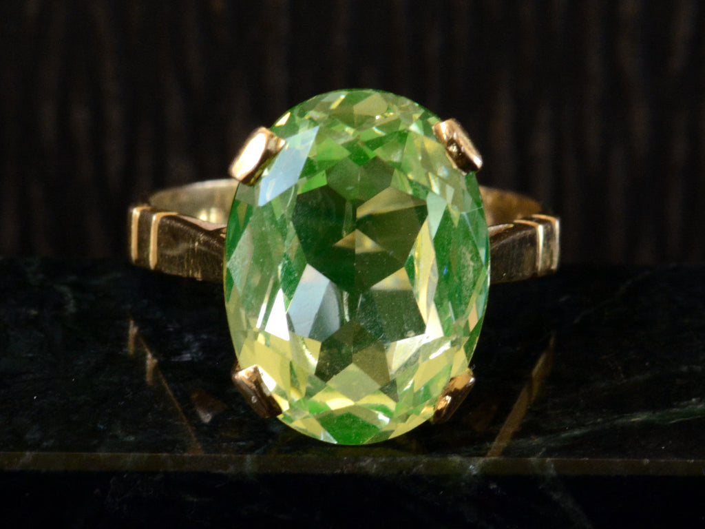 1940s Uranium Glass Ring
