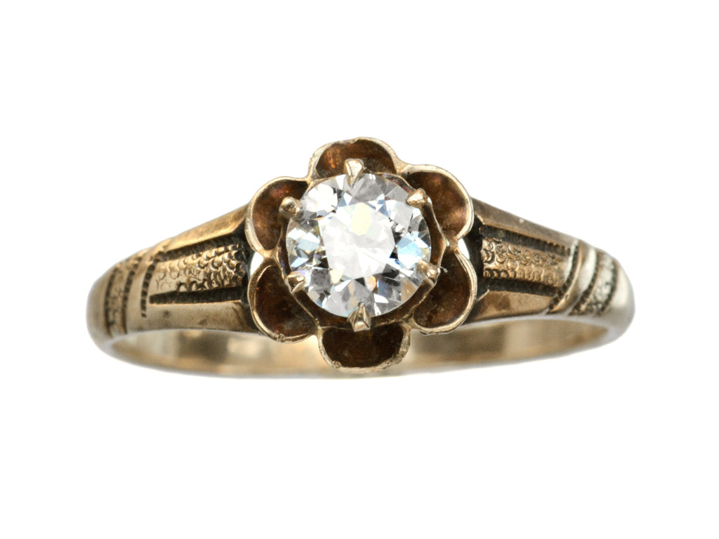 c1890 Victorian 0.50ct Ring (on white background)
