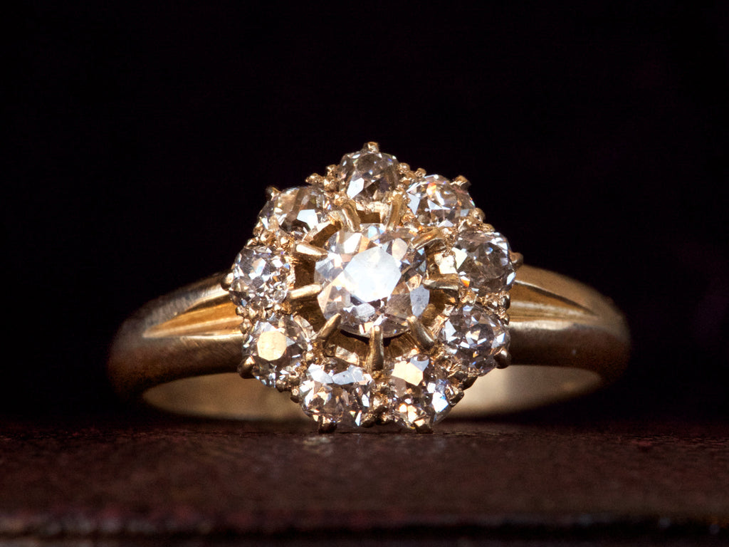 1880s Diamond Cluster Ring