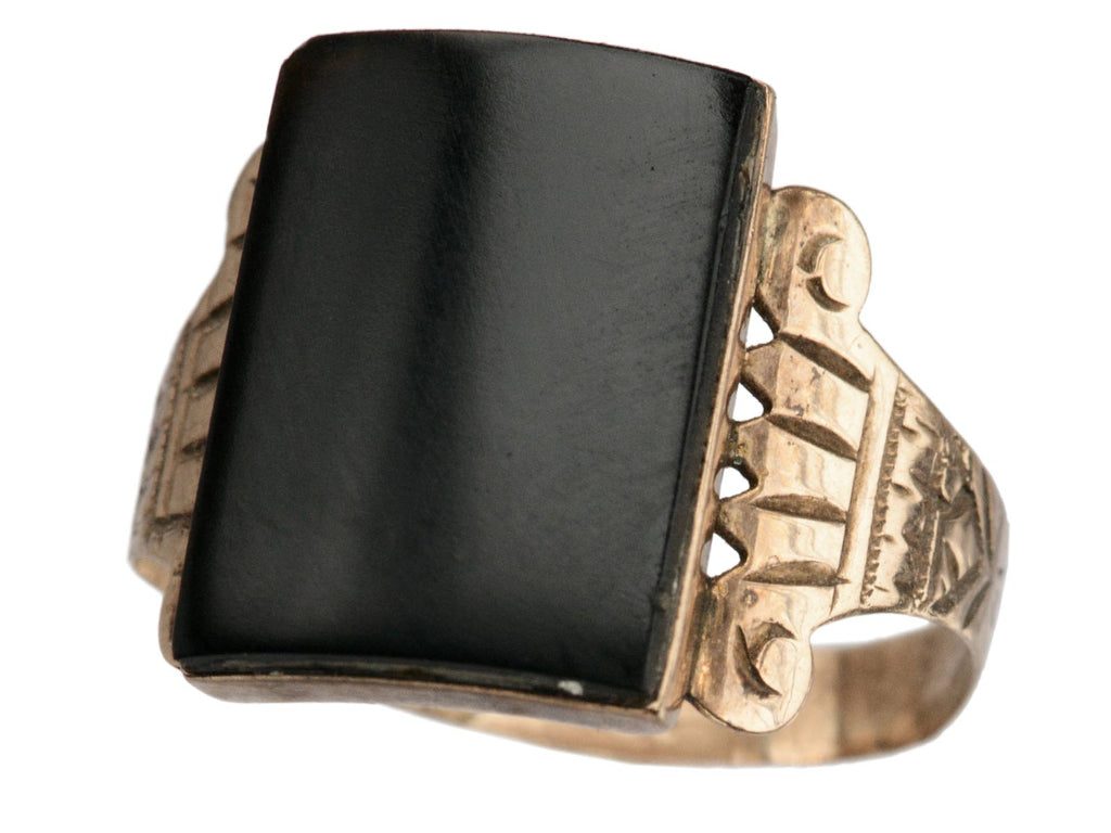 c1880 Victorian Onyx Ring