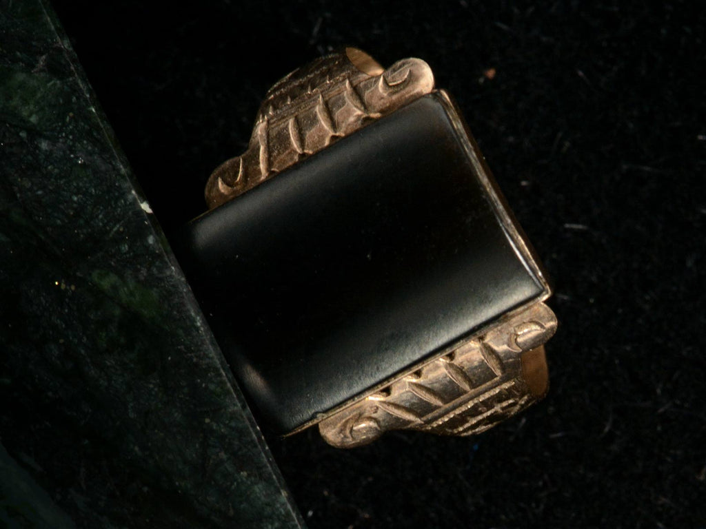 c1880 Victorian Onyx Ring