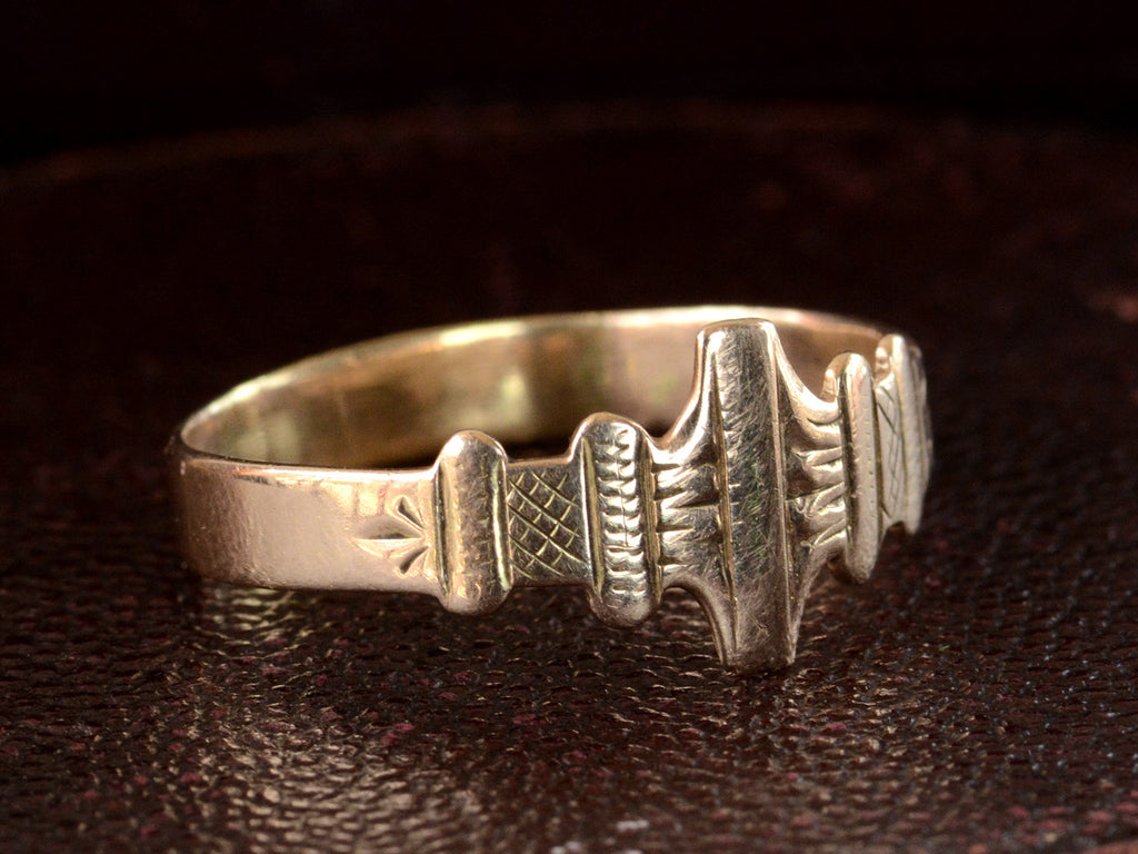 c1880 Victorian Patterned Ring