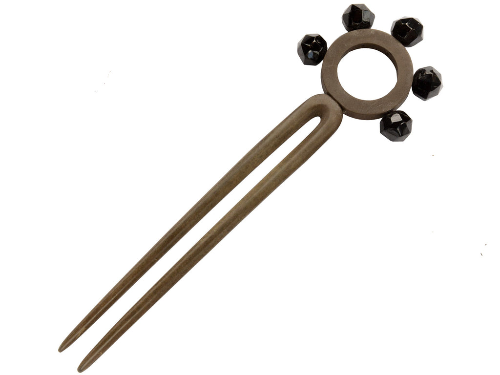 1880s Victorian Hair Comb (on white background)