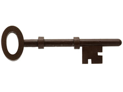 c1880 Vulcanite Key Brooch
