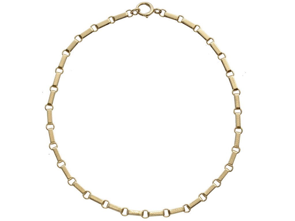 1920s Gold Watch Chain (on white background)