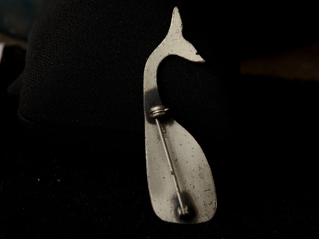 c1970 Whale Brooch