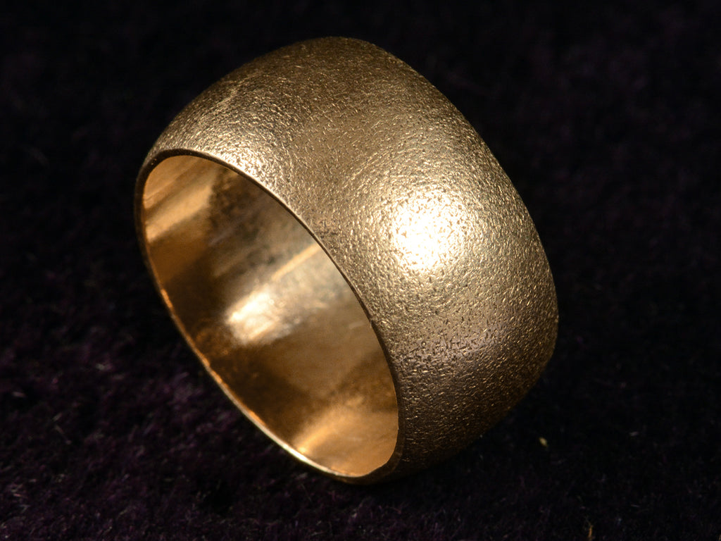 c1890 Textured Gold Band