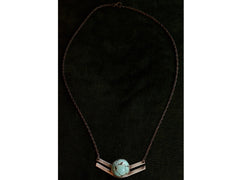 Vintage Turquoise Wing Necklace