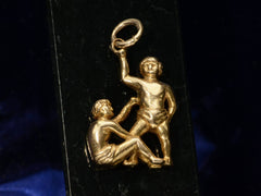 1957 Ancient Olympians Charm (detail view)