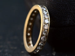 Vintage Yellow Gold Eternity Band