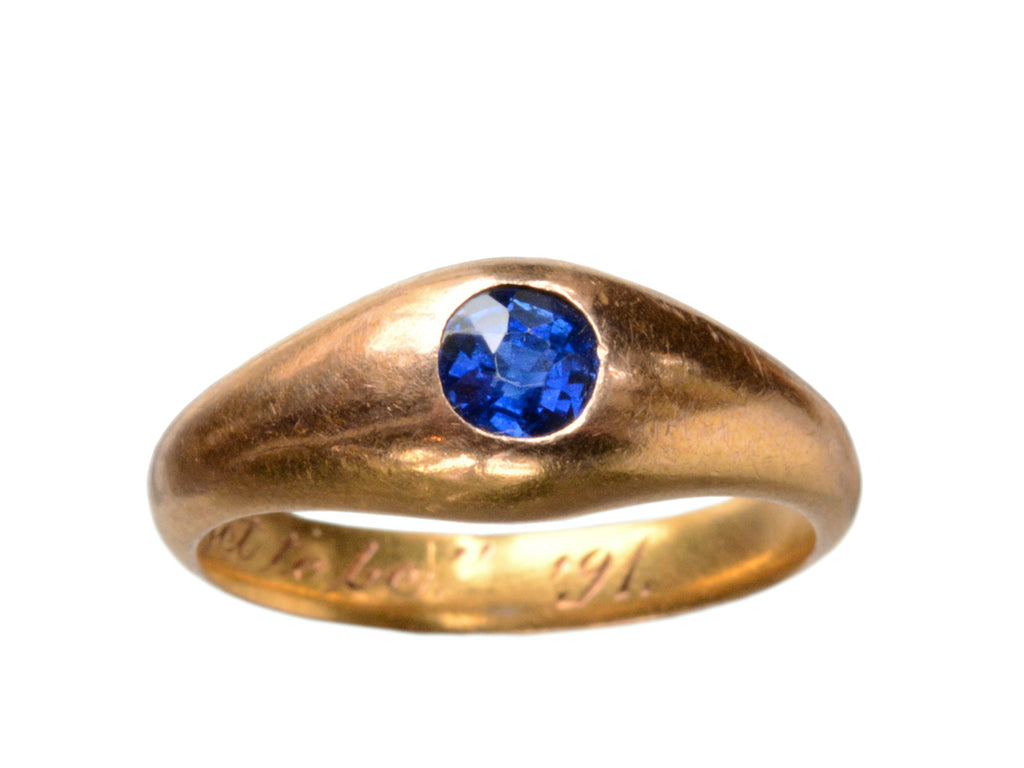 1891 Sapphire Ring (on white background)